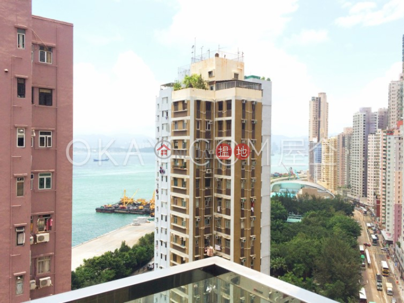 Charming 2 bedroom with sea views & balcony | Rental | 18 Catchick Street 吉席街18號 Rental Listings