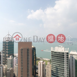 Stylish 3 bed on high floor with sea views & balcony | Rental | One Pacific Heights 盈峰一號 _0