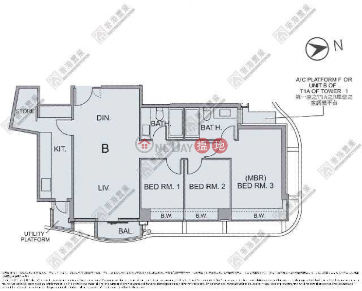 Property Search Hong Kong | OneDay | Residential Sales Listings | 3-Bed (1 En-suite) with Balcony & Open View