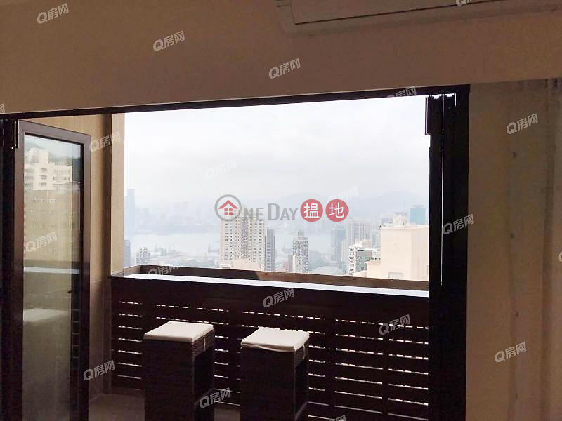HK$ 75,000/ 月|柏園灣仔區-開揚遠景，乾淨企理，名校網，連車位，連天台《柏園租盤》