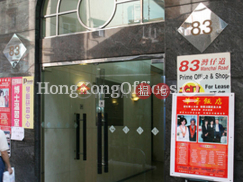 Office Unit for Rent at 83 Wan Chai Road, 83 Wan Chai Road 灣仔道83號 | Wan Chai District (HKO-18202-AMHR)_0