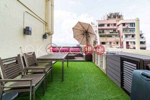Rare 1 bedroom on high floor with sea views & rooftop | For Sale | On Fung Building 安峰大廈 _0
