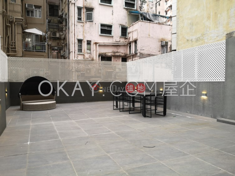 Practical studio with terrace | For Sale, Unique Tower 旭逸閣 Sales Listings | Wan Chai District (OKAY-S32341)