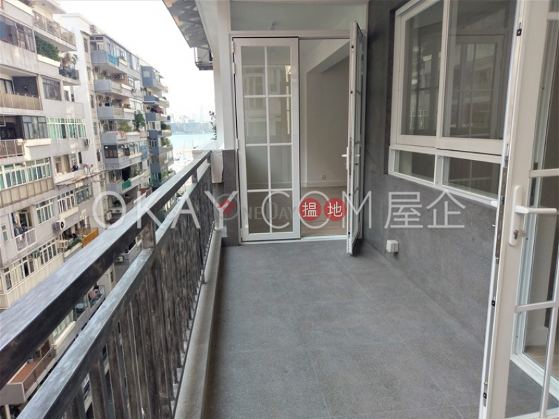 Lovely 3 bedroom with balcony | Rental, Clarke Mansion 嘉賓大廈 Rental Listings | Wan Chai District (OKAY-R408456)