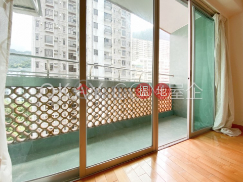 Tasteful 1 bedroom on high floor with balcony | Rental | Jing Tai Garden Mansion 正大花園 _0