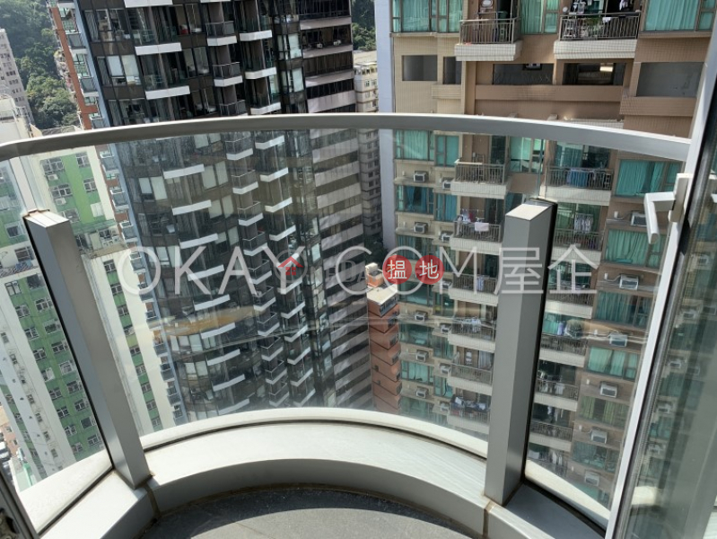 Charming 1 bedroom on high floor with balcony | Rental | One Wan Chai 壹環 Rental Listings