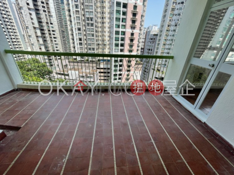 Gorgeous 2 bedroom on high floor with balcony & parking | Rental | Panorama 全景大廈 _0