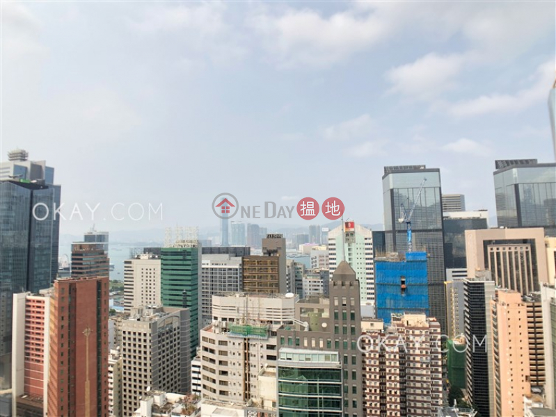 Unique high floor with harbour views & balcony | Rental | J Residence 嘉薈軒 Rental Listings