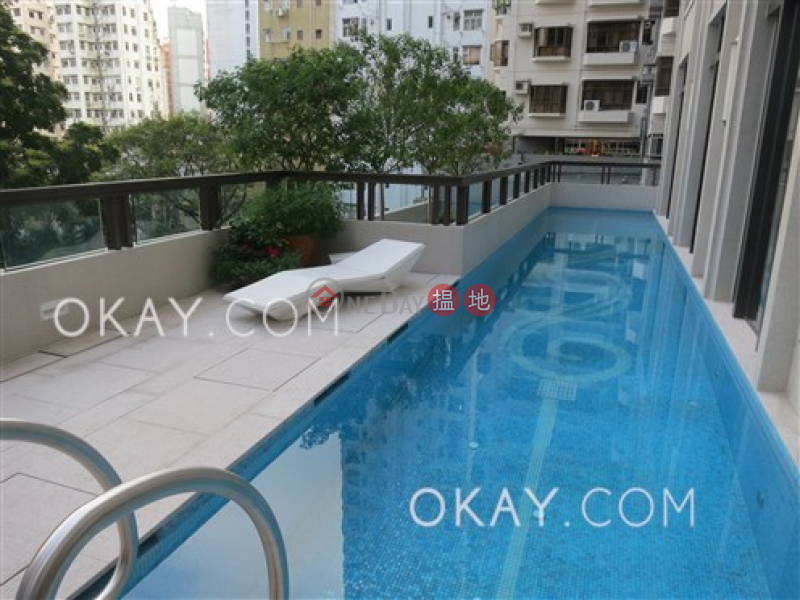 Elegant 1 bedroom with balcony | Rental, The Pierre NO.1加冕臺 Rental Listings | Central District (OKAY-R209616)