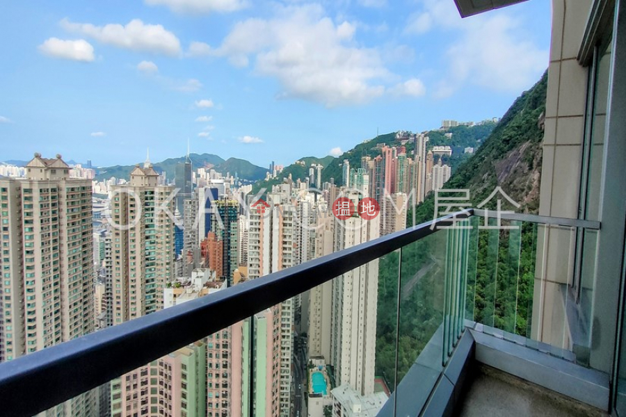 Property Search Hong Kong | OneDay | Residential Rental Listings | Exquisite 4 bed on high floor with sea views & balcony | Rental