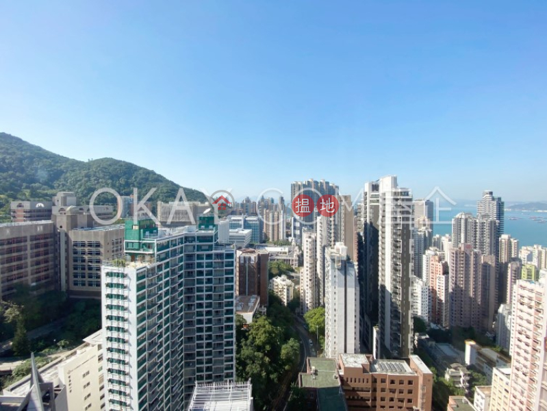 Efficient 3 bed on high floor with sea views & rooftop | For Sale | Rhine Court 禮賢閣 Sales Listings