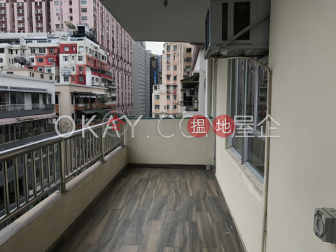 Charming 3 bedroom on high floor with balcony | Rental | Haywood Mansion 海華大廈 _0