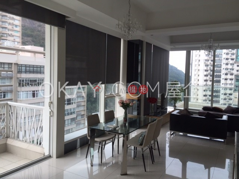 Gorgeous 3 bedroom on high floor with terrace & balcony | Rental | 18 Conduit Road 干德道18號 Rental Listings