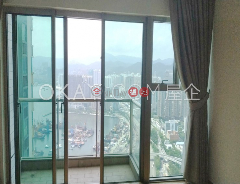 Stylish 3 bed on high floor with sea views & balcony | Rental 1 Austin Road West | Yau Tsim Mong, Hong Kong | Rental | HK$ 47,000/ month