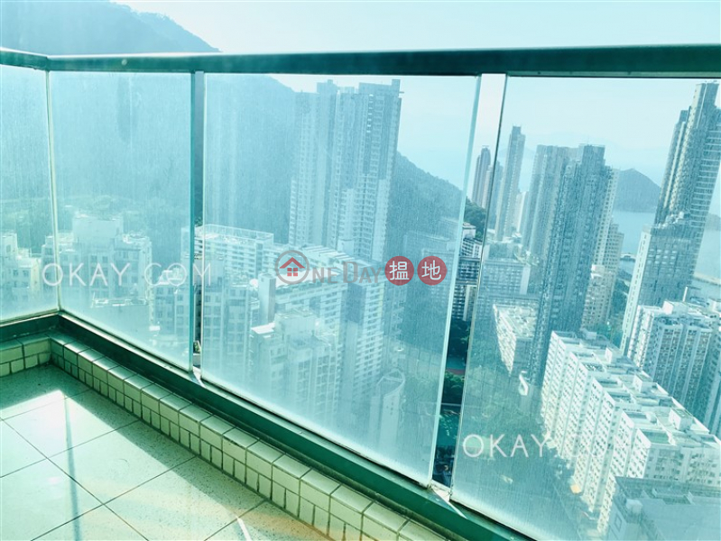 Elegant 3 bed on high floor with sea views & balcony | Rental | 23 Pokfield Road | Western District Hong Kong | Rental, HK$ 40,000/ month