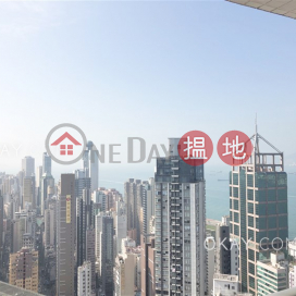 Tasteful 1 bed on high floor with sea views & balcony | Rental | One Pacific Heights 盈峰一號 _0