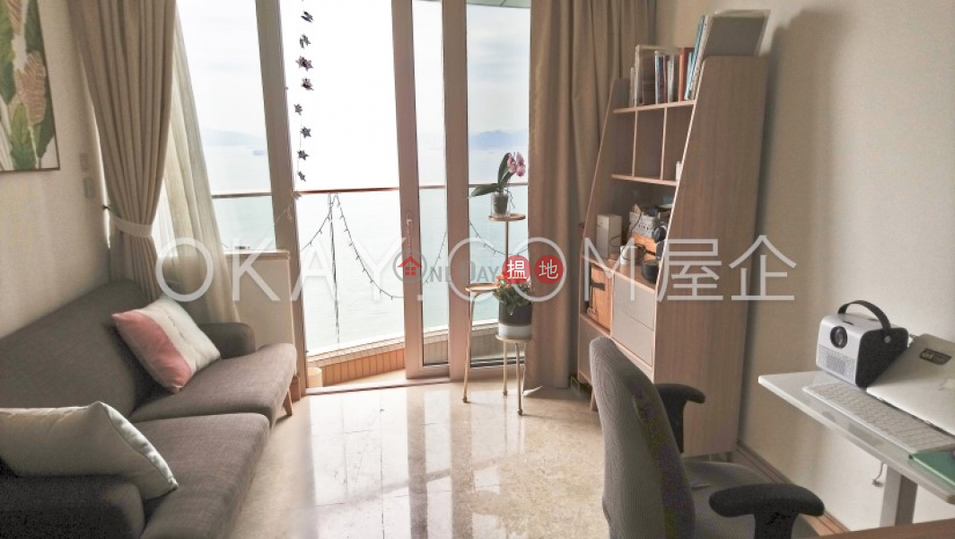 Property Search Hong Kong | OneDay | Residential | Rental Listings, Intimate 1 bed on high floor with sea views & balcony | Rental