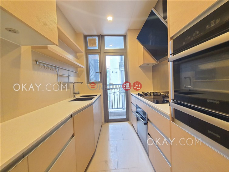 Stylish 3 bed on high floor with sea views & balcony | Rental | SOHO 189 西浦 Rental Listings