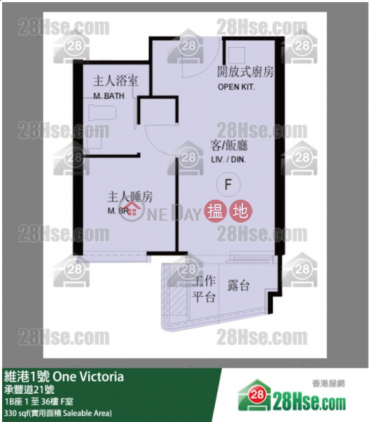 One Victoria Harbour High Floor 1-Bedroom | Pet-Friendly