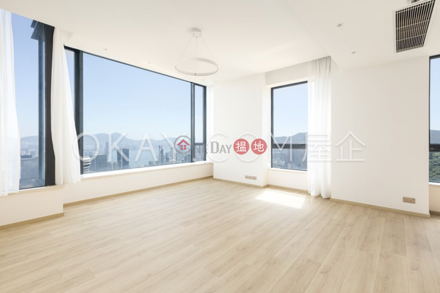 Stylish 3 bedroom on high floor with balcony & parking | Rental, 8-12 Peak Road | Central District Hong Kong, Rental HK$ 150,000/ month