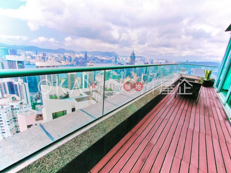 Property Search Hong Kong | OneDay | Residential Rental Listings | Stylish 5 bed on high floor with sea views & rooftop | Rental