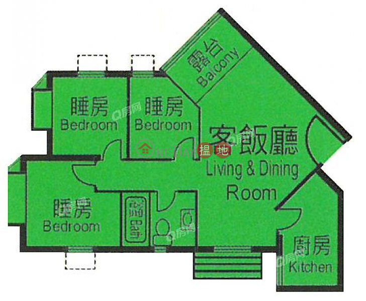 Heng Fa Chuen Block 22 | 3 bedroom Mid Floor Flat for Sale 100 Shing Tai Road | Eastern District, Hong Kong Sales | HK$ 9.6M