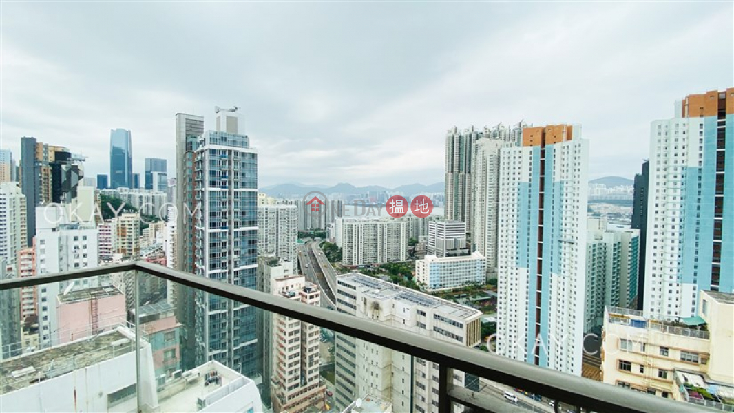 Unique 3 bedroom on high floor with balcony | Rental | Grand Garden 君悅軒 Rental Listings