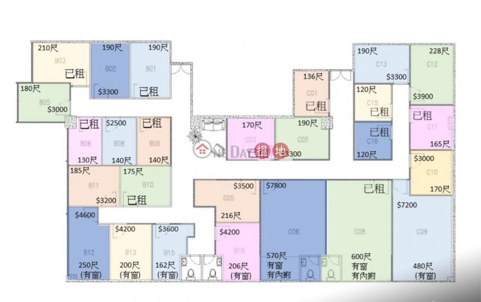 Property Search Hong Kong | OneDay | Industrial, Rental Listings, Inside toilet provided