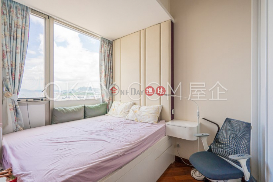 HK$ 55M, The Coronation Yau Tsim Mong Stylish 3 bed on high floor with sea views & balcony | For Sale