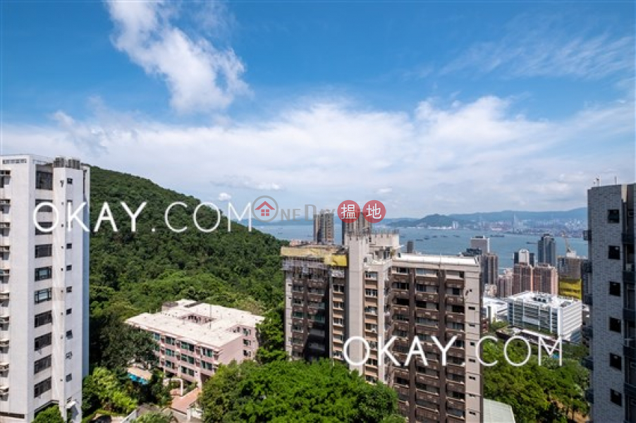 HK$ 57,000/ month, Wisdom Court Block C Western District Stylish 3 bedroom on high floor with rooftop & parking | Rental