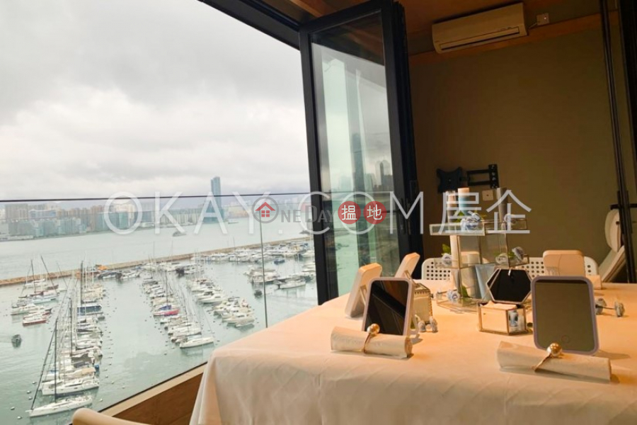 Stylish studio with harbour views & balcony | Rental | Hoi Deen Court 海殿大廈 Rental Listings