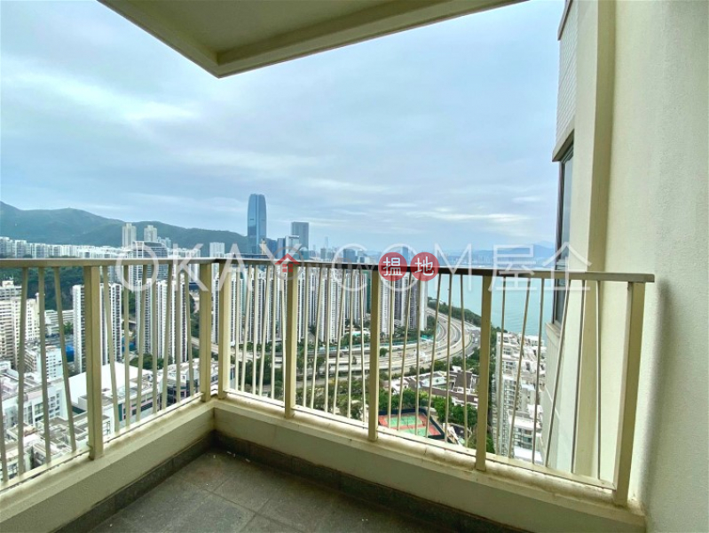 Property Search Hong Kong | OneDay | Residential | Rental Listings | Intimate 2 bed on high floor with sea views & balcony | Rental