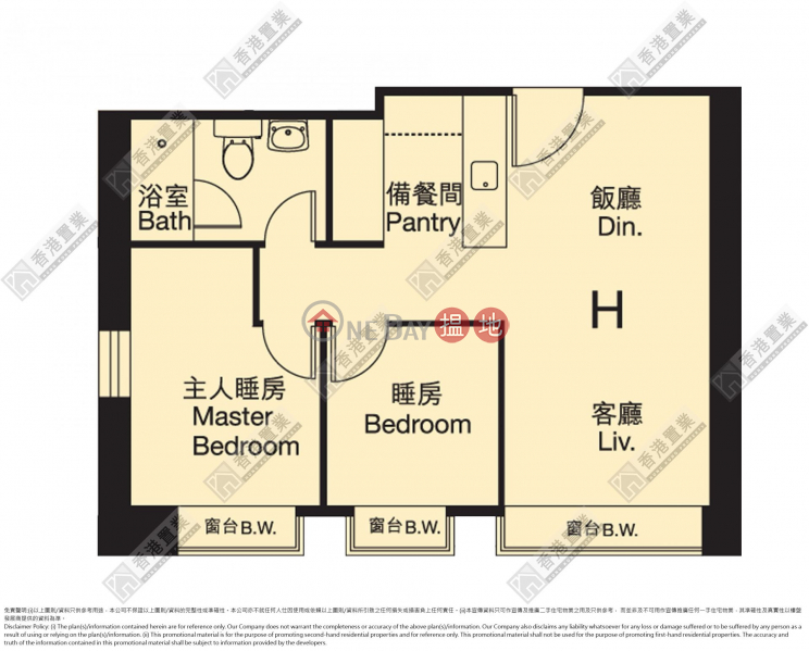 Two rooms in Harbour Pinnacle, Harbour Pinnacle 凱譽 Sales Listings | Yau Tsim Mong (ISAAC-031191497)