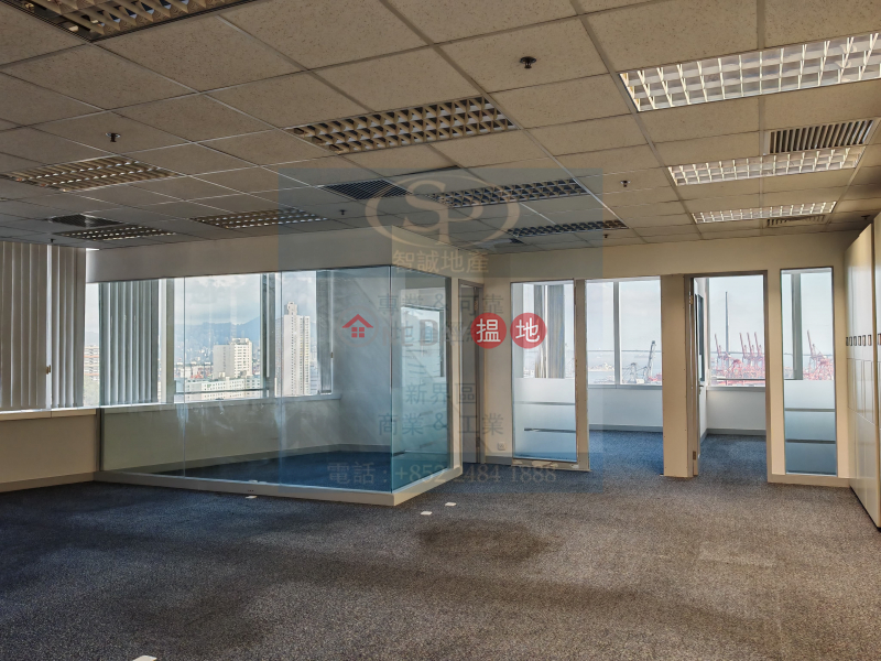 Property Search Hong Kong | OneDay | Industrial | Rental Listings Kwai Chung Ever Gain: Sea View Office With Carpet And Fitted Partitions