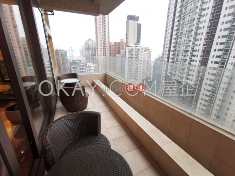 HK$ 68,000/ month | Savoy Court, Western District Exquisite 3 bedroom with harbour views & balcony | Rental