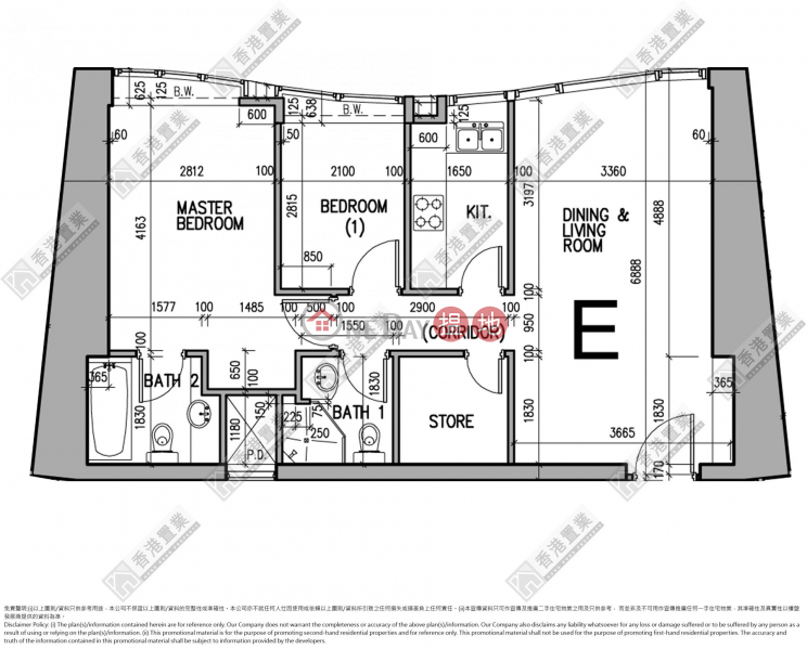 HK$ 22.5M The Harbourside Tower 1, Yau Tsim Mong Two bedrooms, one suite, and one study in The Harbourside