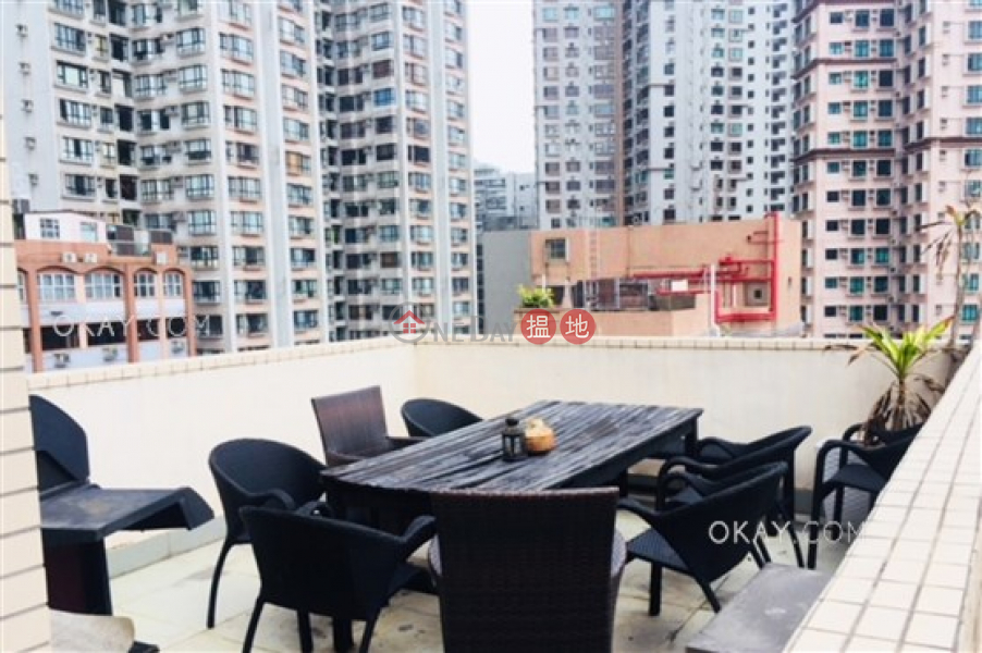 Property Search Hong Kong | OneDay | Residential Rental Listings, Practical 1 bed on high floor with rooftop & balcony | Rental