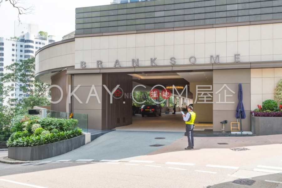 HK$ 142,000/ month | Branksome Grande Central District | Exquisite 3 bedroom with balcony & parking | Rental