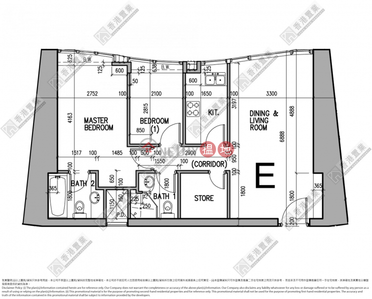 Two bedrooms, one suite, and one study in The Harbourside | The Harbourside Tower 1 君臨天下1座 Sales Listings