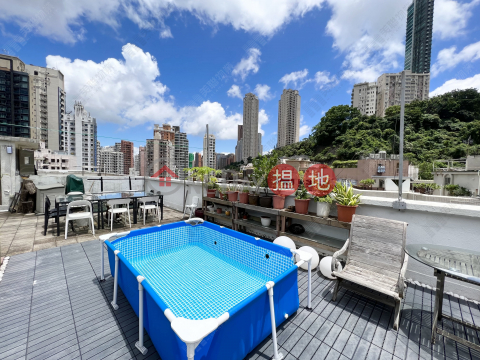 Sole Agent stylish unit with roof terrace | Blue Pool Court 藍塘別墅 _0