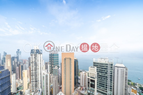 Charming 2 bed on high floor with harbour views | Rental | One Pacific Heights 盈峰一號 _0