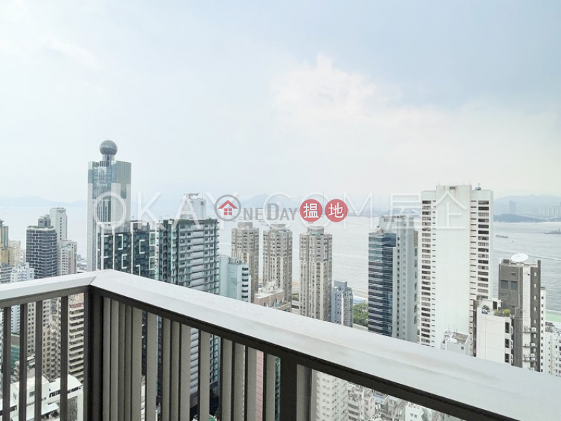 HK$ 45,000/ month | Island Crest Tower 1 Western District, Nicely kept 3 bed on high floor with harbour views | Rental