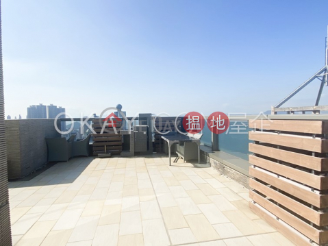 Unique 3 bedroom on high floor with sea views & rooftop | Rental | SOHO 189 西浦 _0