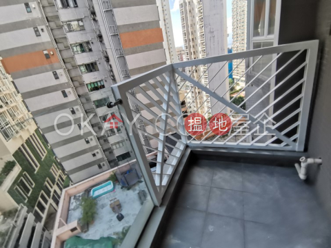 1房1廁,極高層,星級會所,露台干德道38號The ICON出租單位 | 干德道38號The ICON The Icon _0