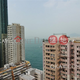 Cozy 3 bedroom on high floor with sea views & balcony | Rental | 18 Catchick Street 吉席街18號 _0