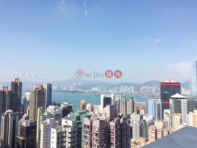 Stylish 2 bed on high floor with sea views & rooftop | Rental | Bellevue Place 御林豪庭 Rental Listings