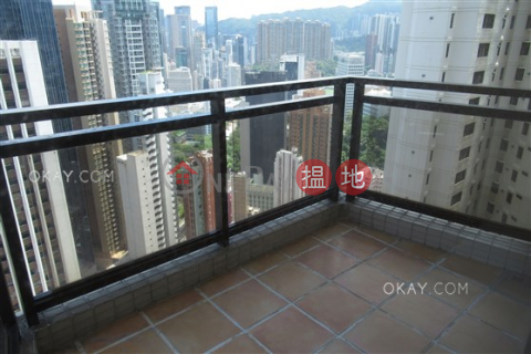 Beautiful 3 bed on high floor with balcony & parking | Rental | Amber Garden 安碧苑 _0
