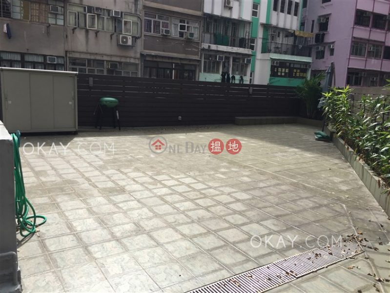 Tasteful 1 bedroom with terrace | Rental, Fully Building 富利大廈 Rental Listings | Wan Chai District (OKAY-R317228)
