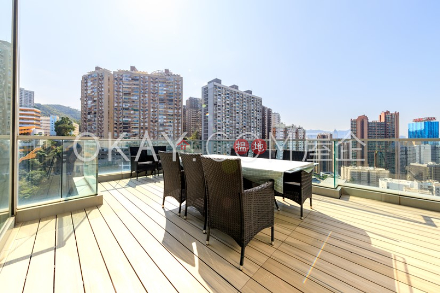 Property Search Hong Kong | OneDay | Residential, Rental Listings | Luxurious 4 bed on high floor with sea views & terrace | Rental