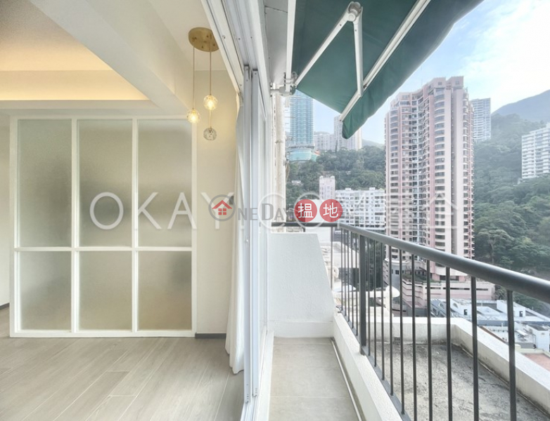 HK$ 38,000/ 月|山村大廈灣仔區2房2廁,實用率高,極高層,露台山村大廈出租單位